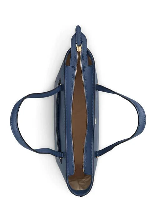 Ralph Lauren Ralph Lauren Crosshatch Leather Medium Karly Tote 4