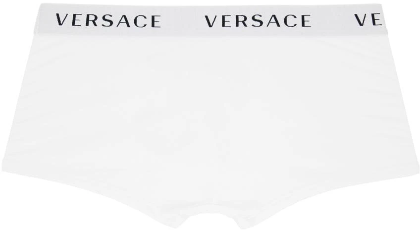 Versace Two-Pack White Logo Boxers 3