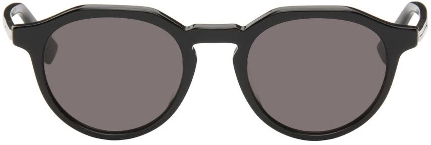 Bottega Veneta Black Logo Plaque Sunglasses 1