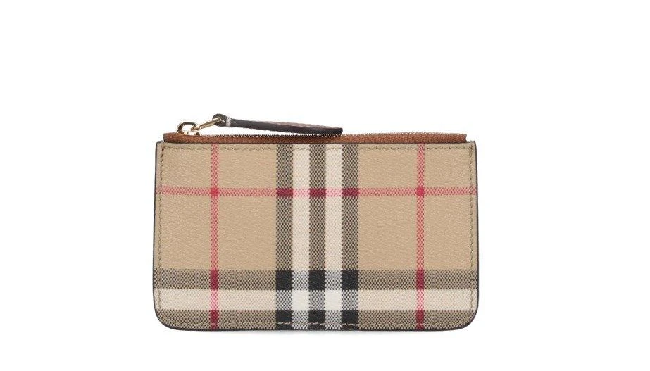 Burberry Burberry Check Printed Zipped Wallet 1