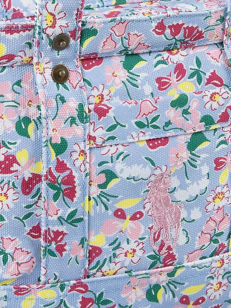 Polo Ralph Lauren Girl's Floral Canvas Mini Tote Bag 6