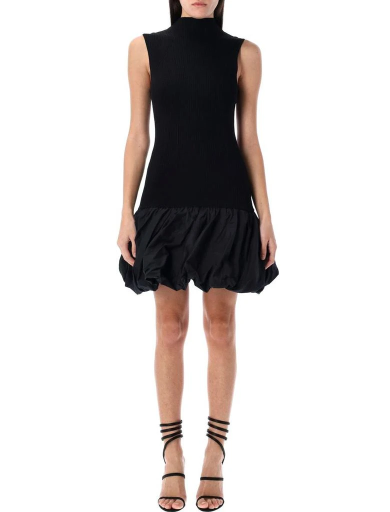 ROTATE Birger Christensen Rotate Birger Christensen Knit Racer Cut Mini Dress 1