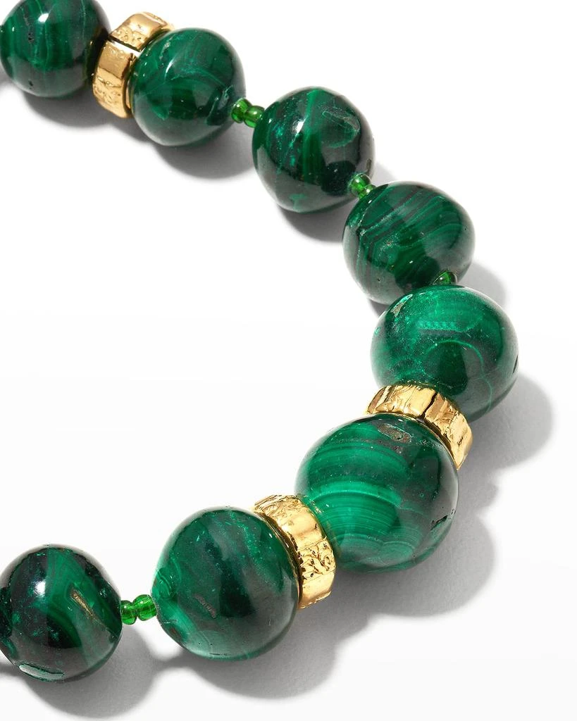 Devon Leigh Cascading Malachite Necklace 3