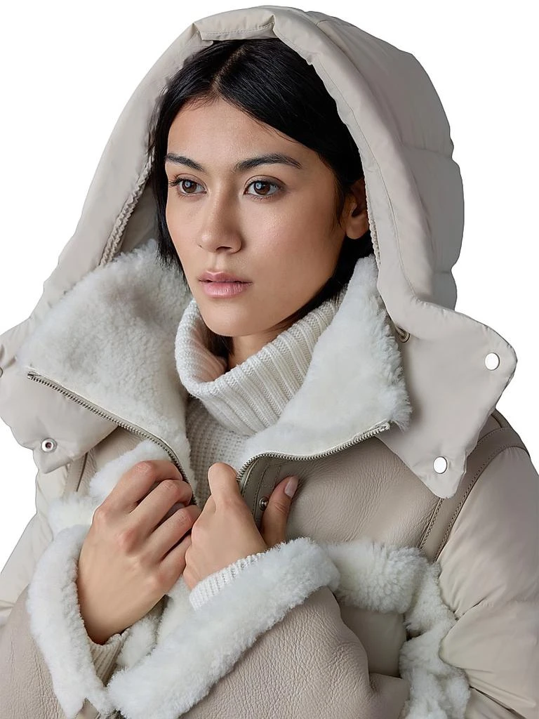 Mackage Lilibeth Mixed-Media Shearling Down Parka 6
