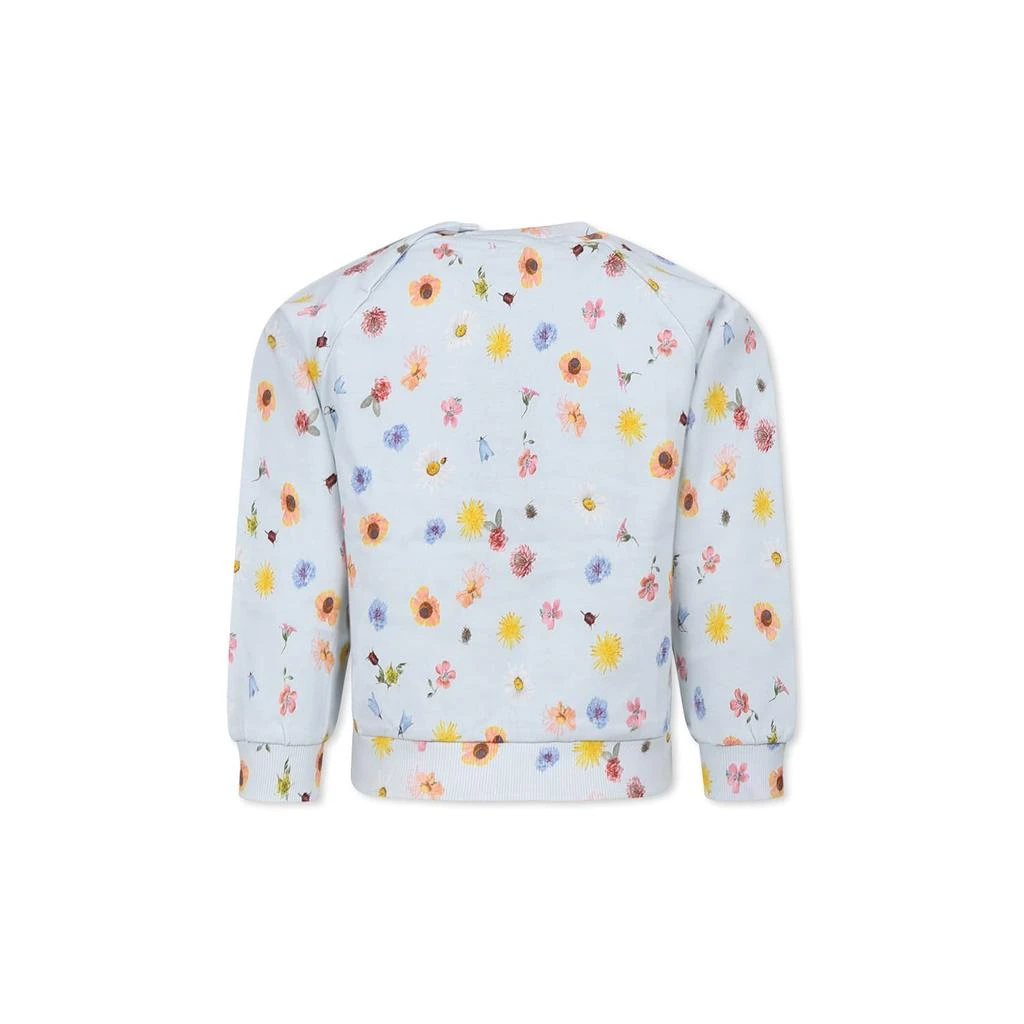 MOLO Light Blue Sweatshirt For Girl With Smiley 2