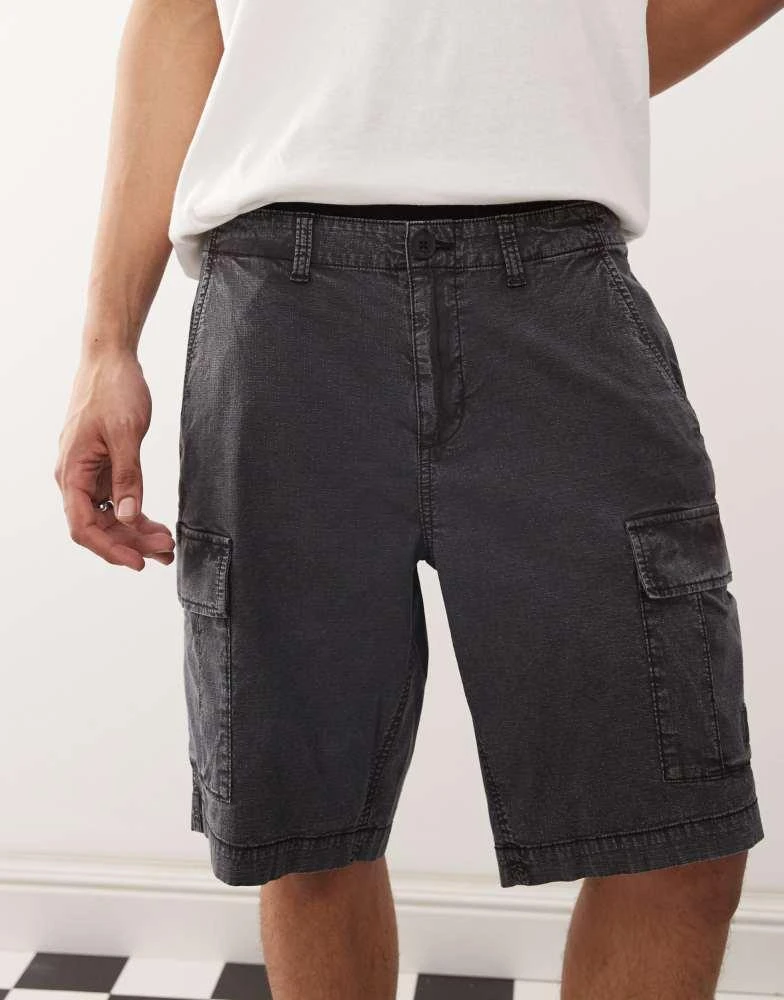 CHAMPION Champion woven cargo shorts in black 3