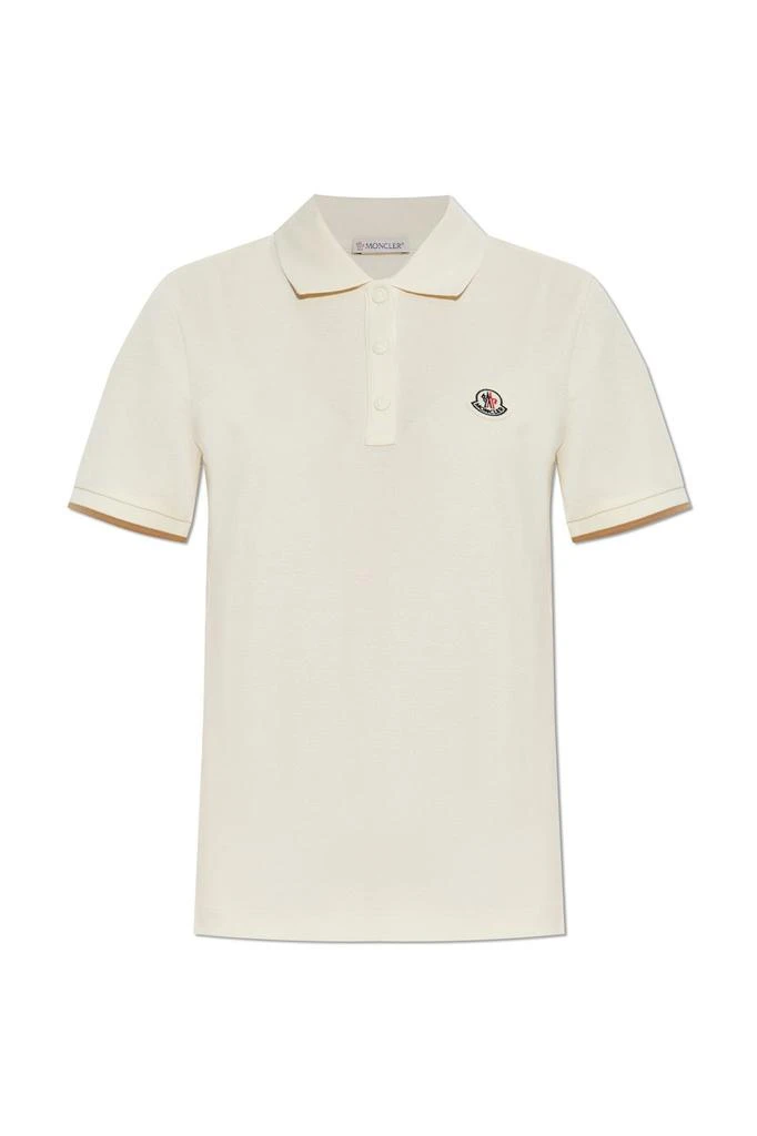 Moncler Moncler Logo Patch Short-Sleeved Polo Shirt 1