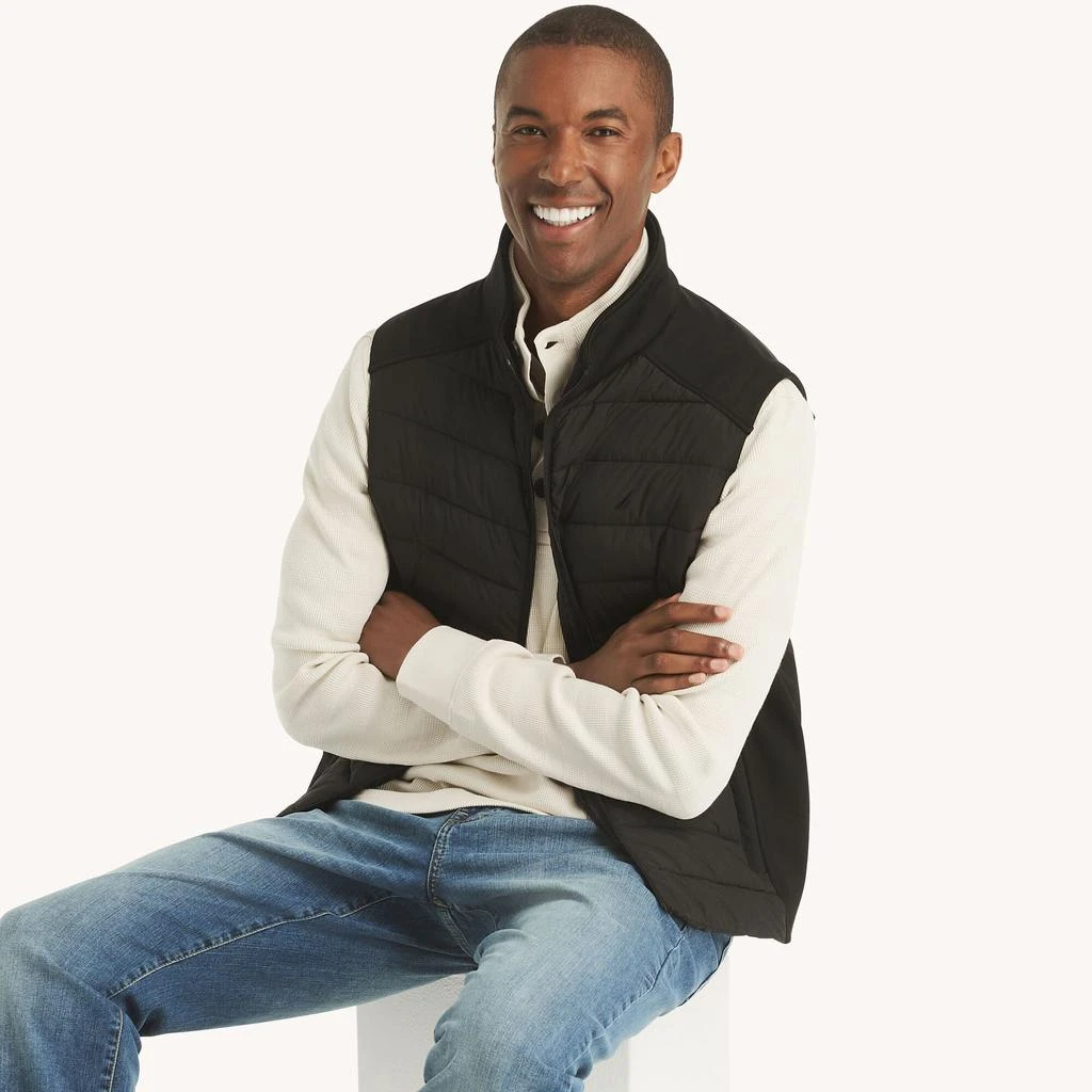 Nautica Mens Mixed Media Vest 4