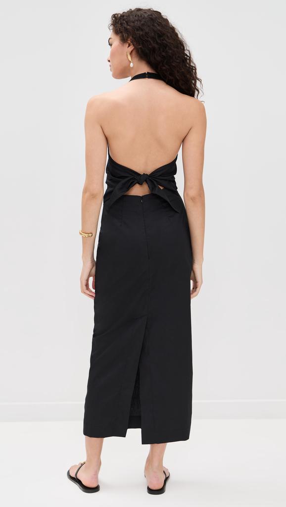 Enza Costa Poplin Halter Dress