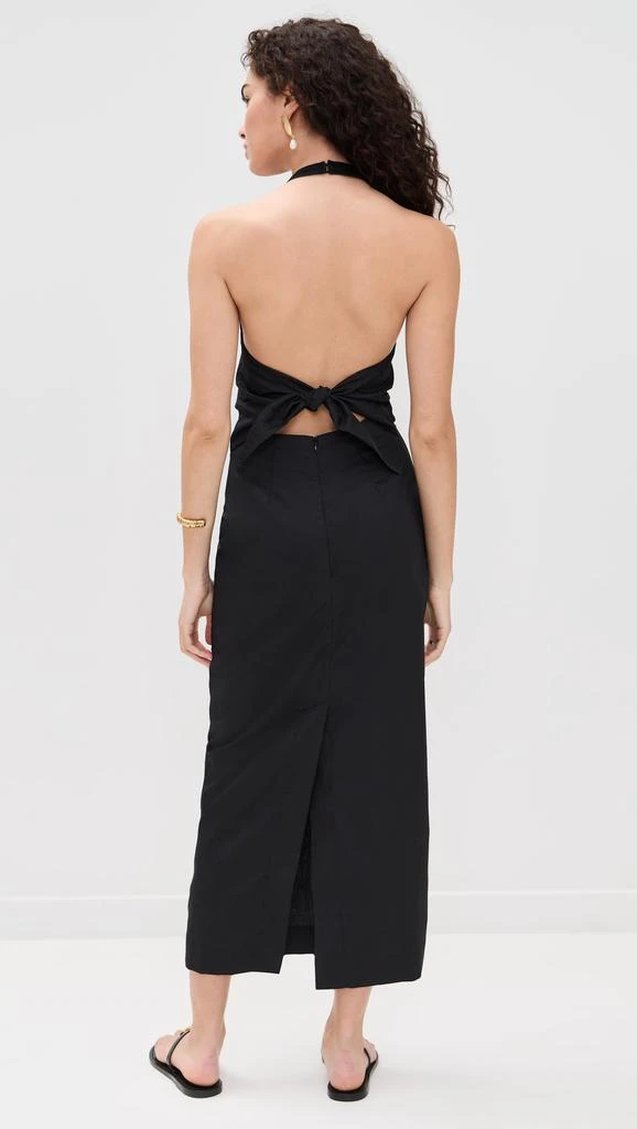 Enza Costa Poplin Halter Dress 2