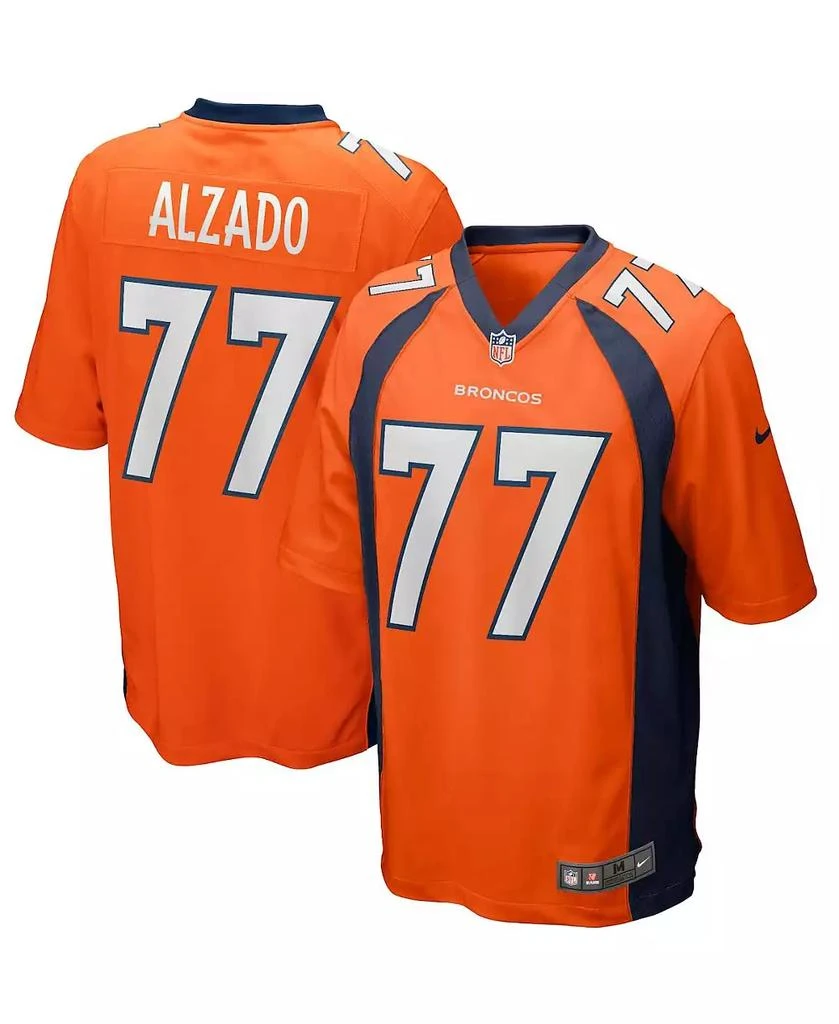 NIKE Men's Lyle Alzado Orange Denver Broncos Game Retired Player Jersey 1