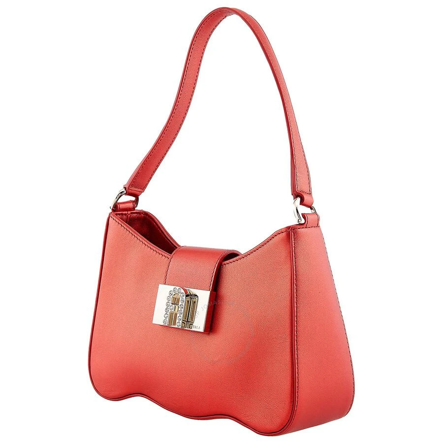 Furla 1927 Wave Metallic Leather Shoulder Bag 2