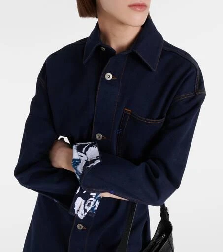 Burberry Belted denim shirt dress 4