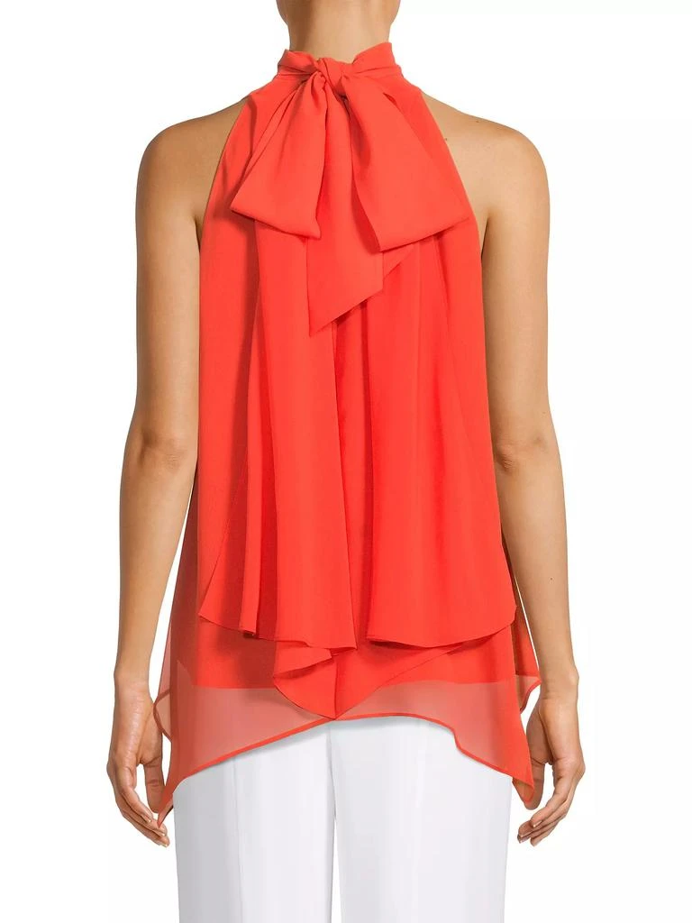 UNGARO Perry Chiffon Sleeveless Blouse 5