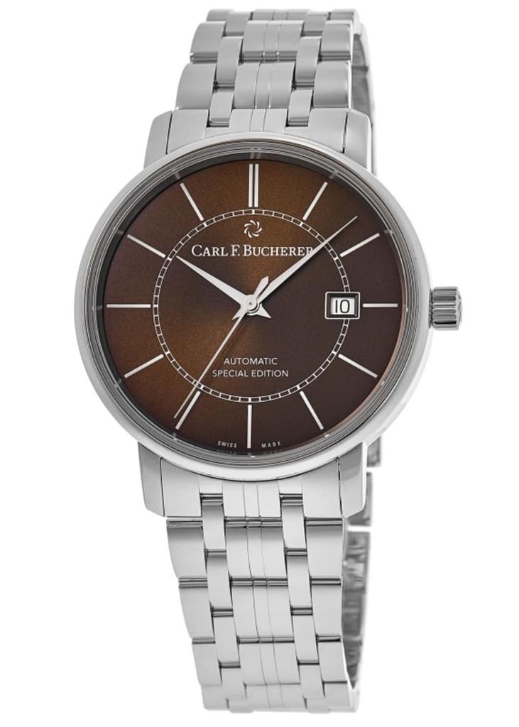 Carl F. Bucherer Adamavi Automatic Classic Brown Dial Stainless Steel Men's Watch 00.10318.08.93.21