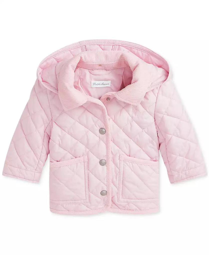 Ralph Lauren Baby Girls Quilted Hooded Coat