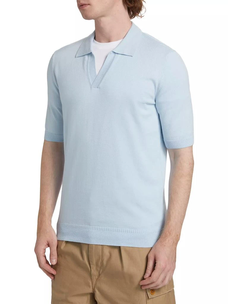 Saks Fifth Avenue COLLECTION Johnny Collar Polo 4