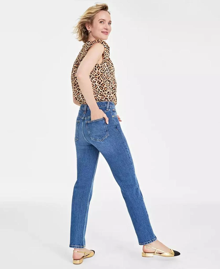 On 34th Women's High Rise Straight-Leg Jeans, Regular and Short, Created for Macy's 4