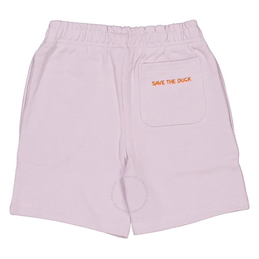 Save The Duck Kids Lilac Icaro Logo Sweatshorts 2