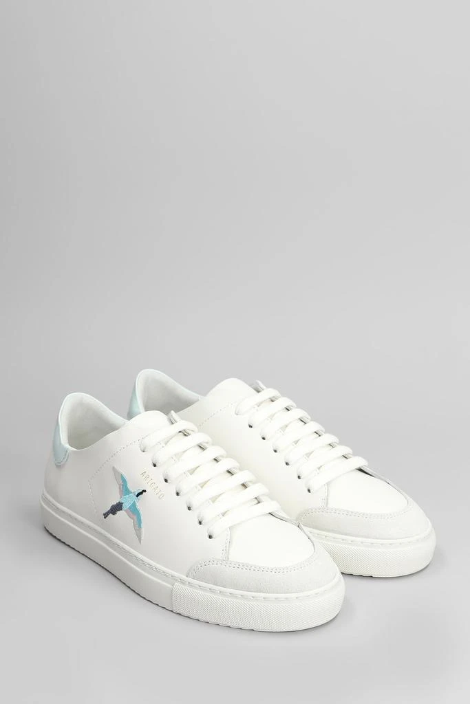 Axel Arigato Clean 90 Sneakers In White Suede And Leather 2