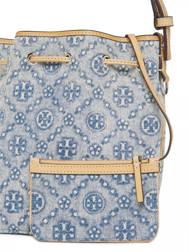 Tory Burch T Monogram Denim Bucket 7