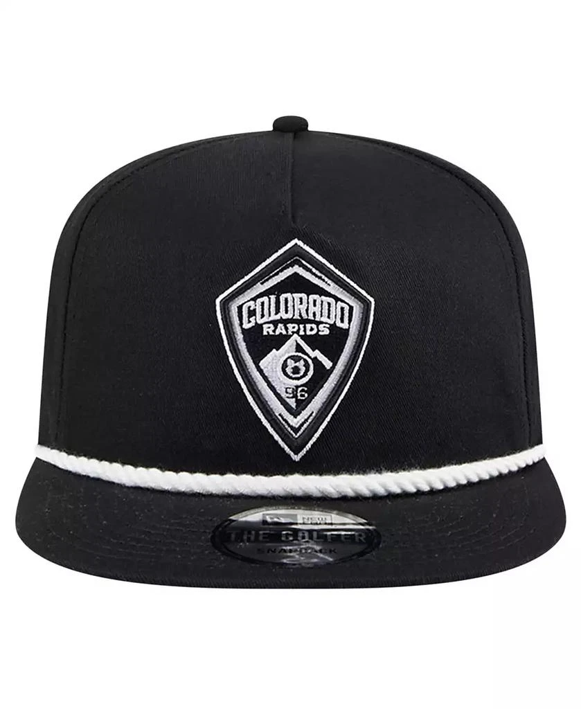New Era Men's Black Colorado Rapids 2024 Kick Off Collection Golfer Snapback Hat 4
