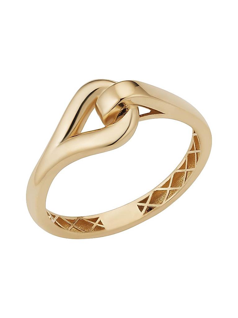 Oradina 14K Yellow Gold Forever Linked Ring