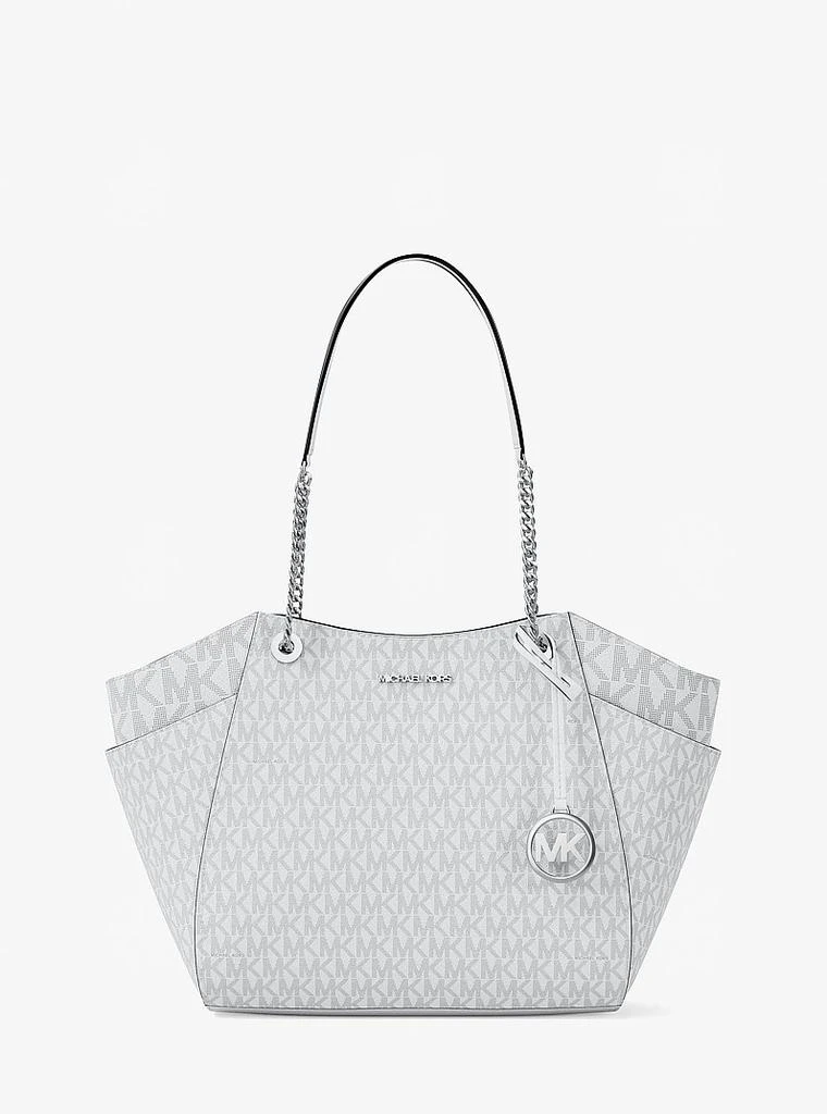 Michael Kors Jet Set Large Signature Logo Shoulder Bag 1