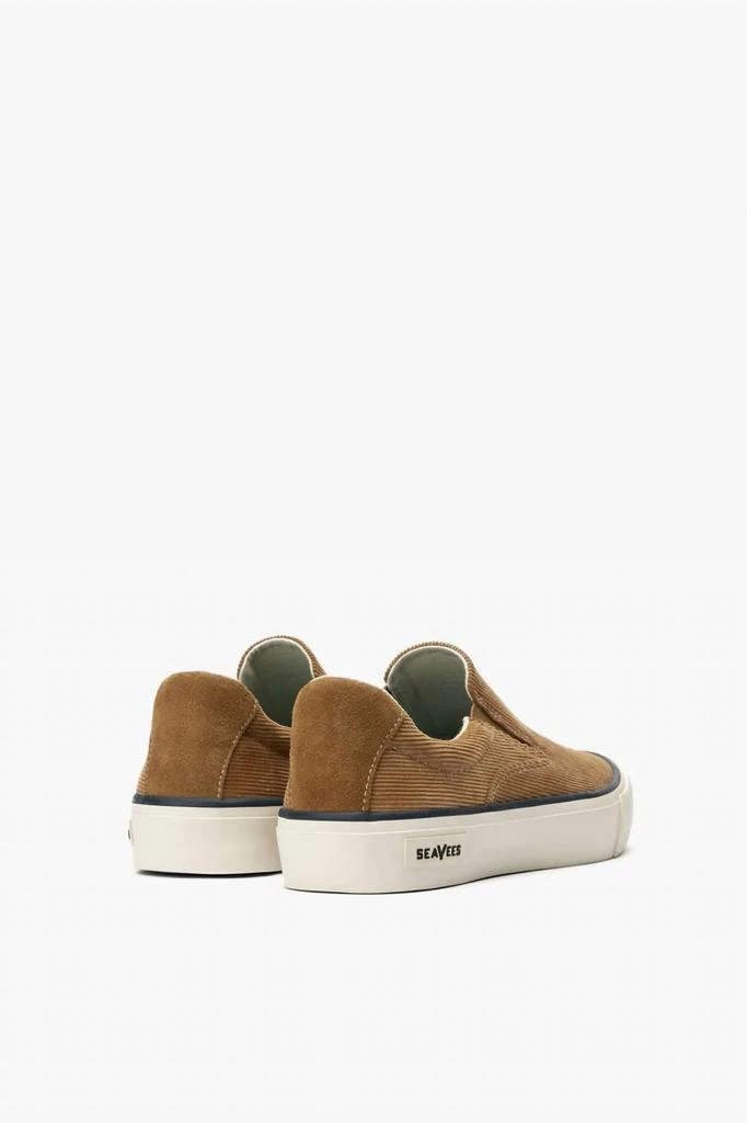 SeaVees Women's Hawthorne Slip On Cordies Sneaker In Golden Brown Corduroy 3