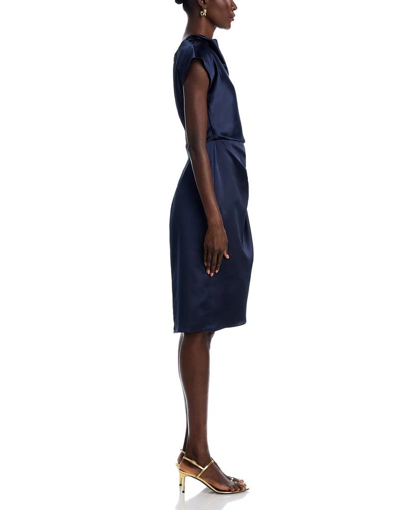 Amsale Asymmetric Draped Sheath Dress 5