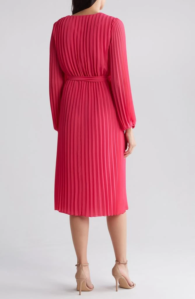 Sam Edelman Long Sleeve Plissé Dress 2