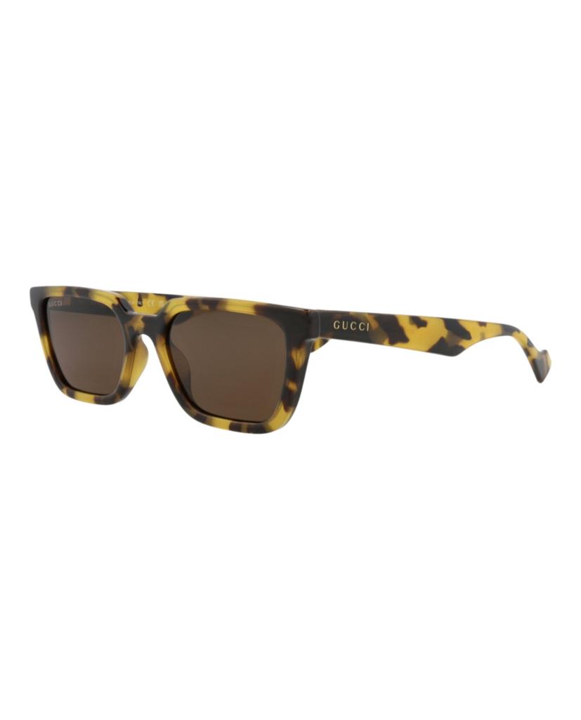 Gucci Square-Frame Injection Sunglasses