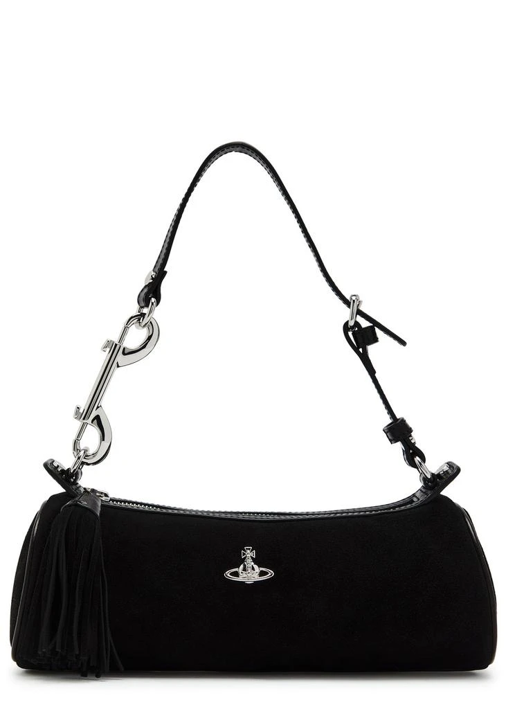 Cindy suede cylinder bag
