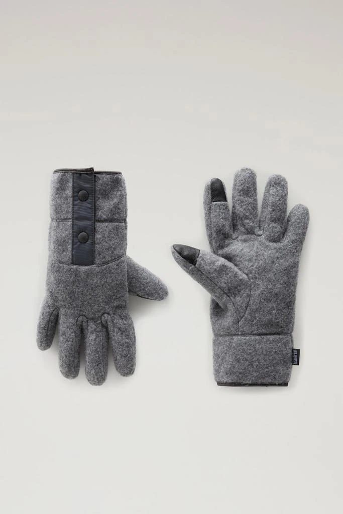 Woolrich Gloves in Recycled Wool Blend - Elmer / Woolrich - Men - Gray 1