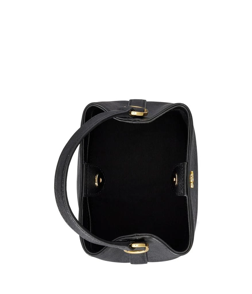 Ralph Lauren Crosshatch Small Reese Bucket Bag 3