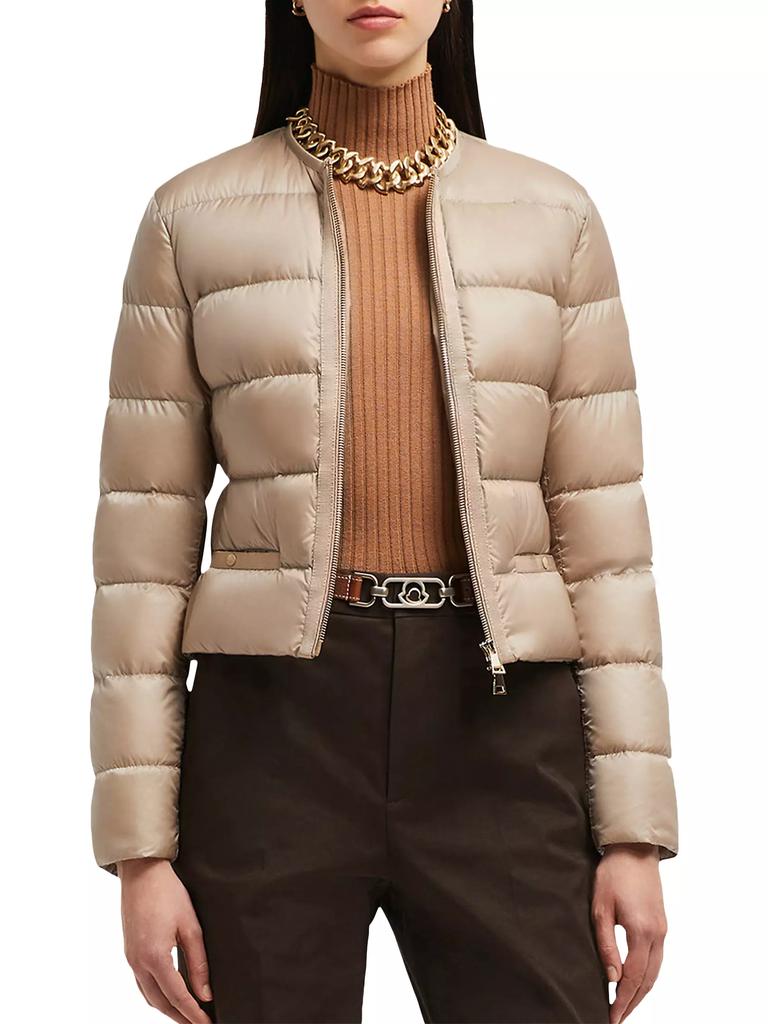 Moncler Laurine Lightweight Short Down Jacket