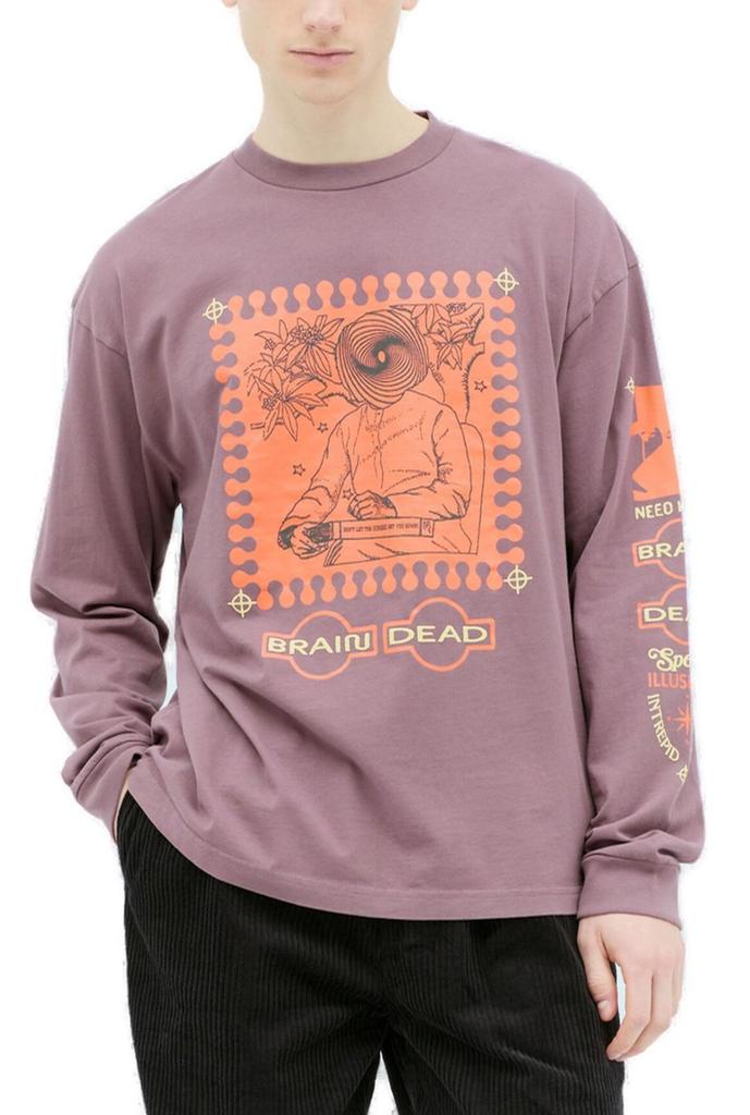 Brain Dead Brain Dead Special Illusions Long Sleeved T-Shirt