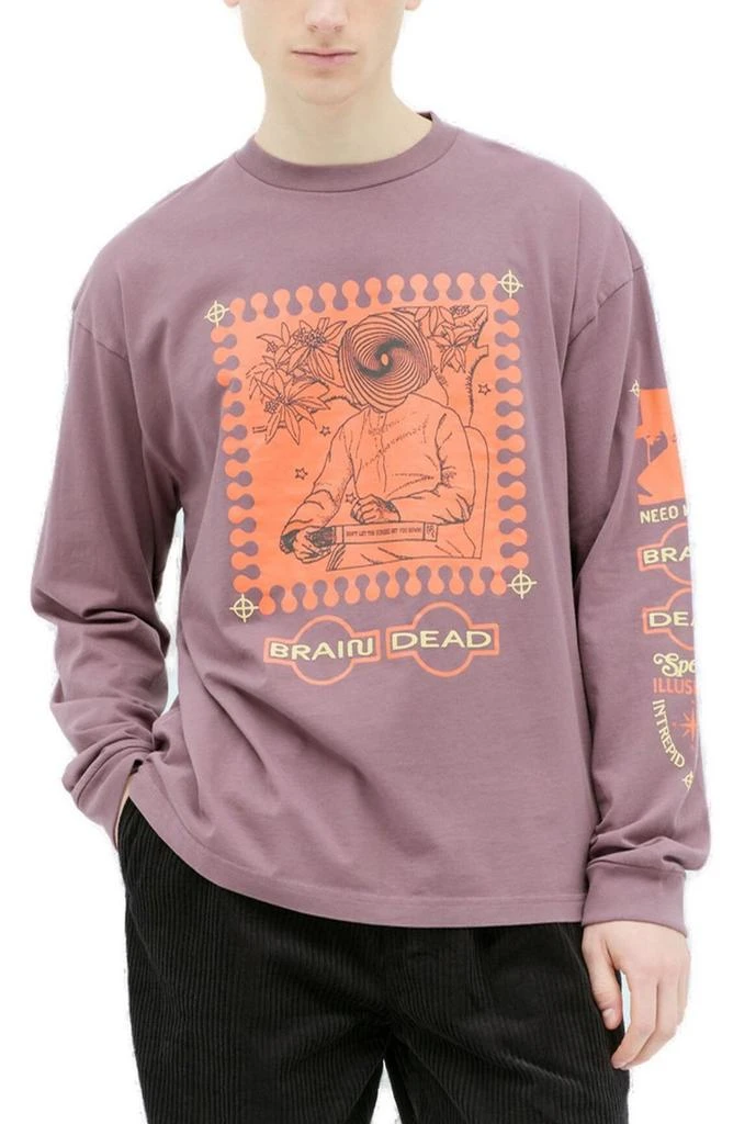 Brain Dead Brain Dead Special Illusions Long Sleeved T-Shirt 1