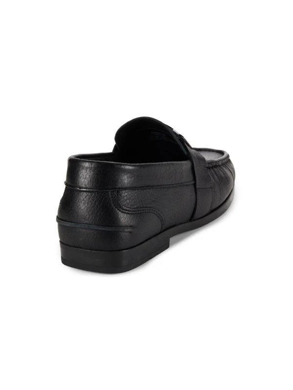 Karl Lagerfeld Paris Logo Leather Loafers 3