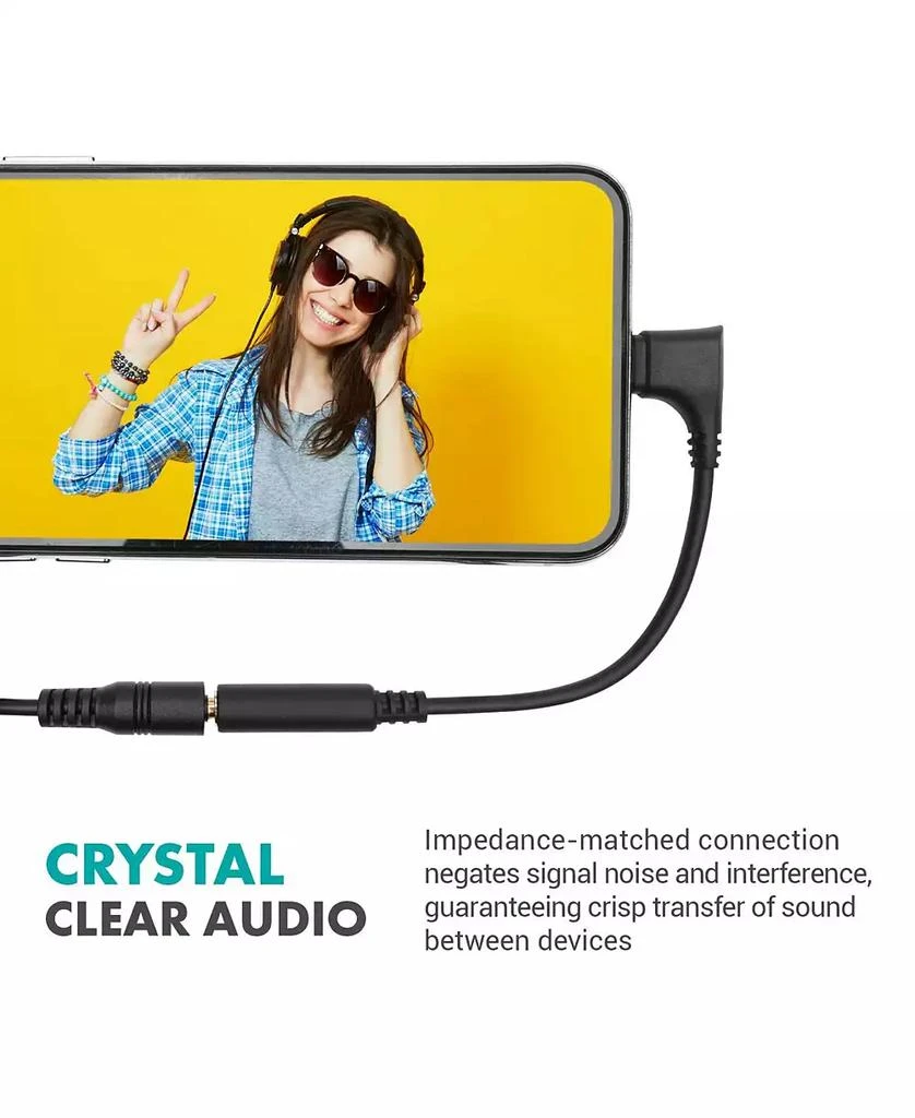 Movo IMA-3 Female 3.5mm TRRS to Lightning Adapter 4