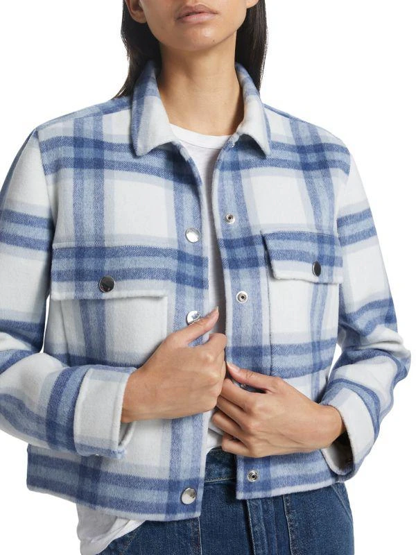 Rails Steffi Wool-Blend Plaid Jacket 4