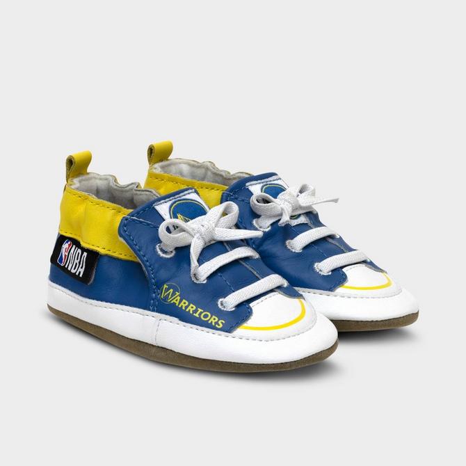 Robeez Infant Robeez Golden State Warriors NBA Soft Sole Casual Shoes