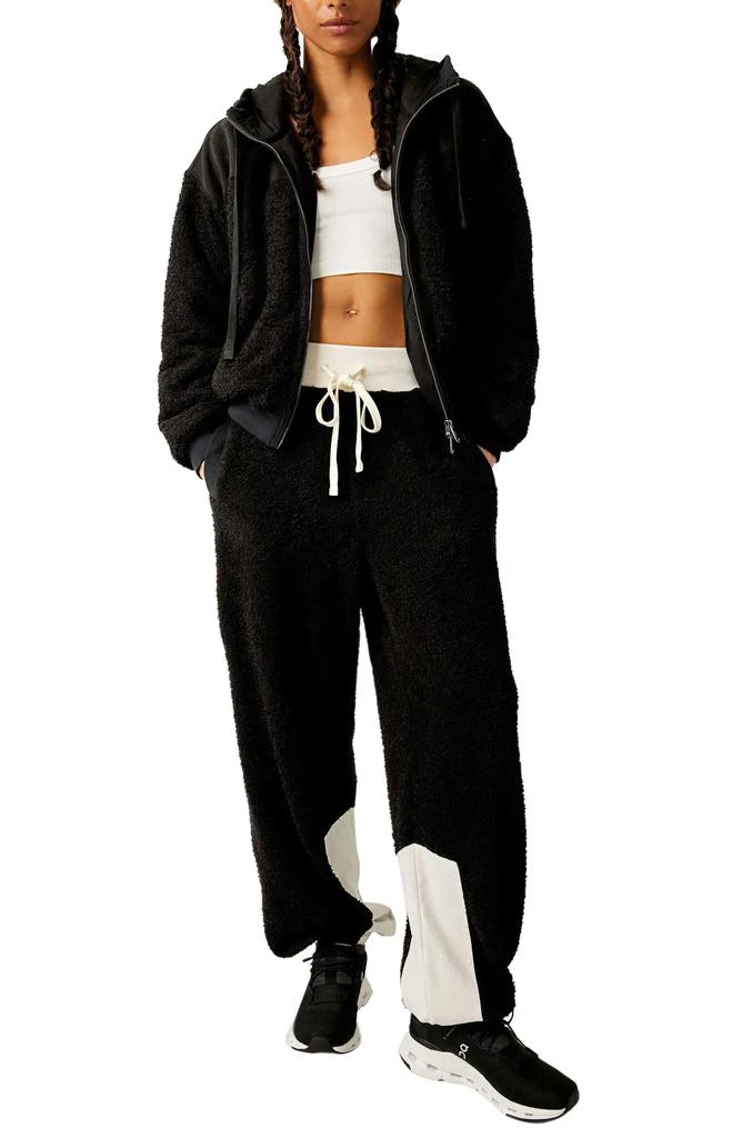 FP Movement by Free People Cuddle Up Front Zip Fleece Hoodie 6