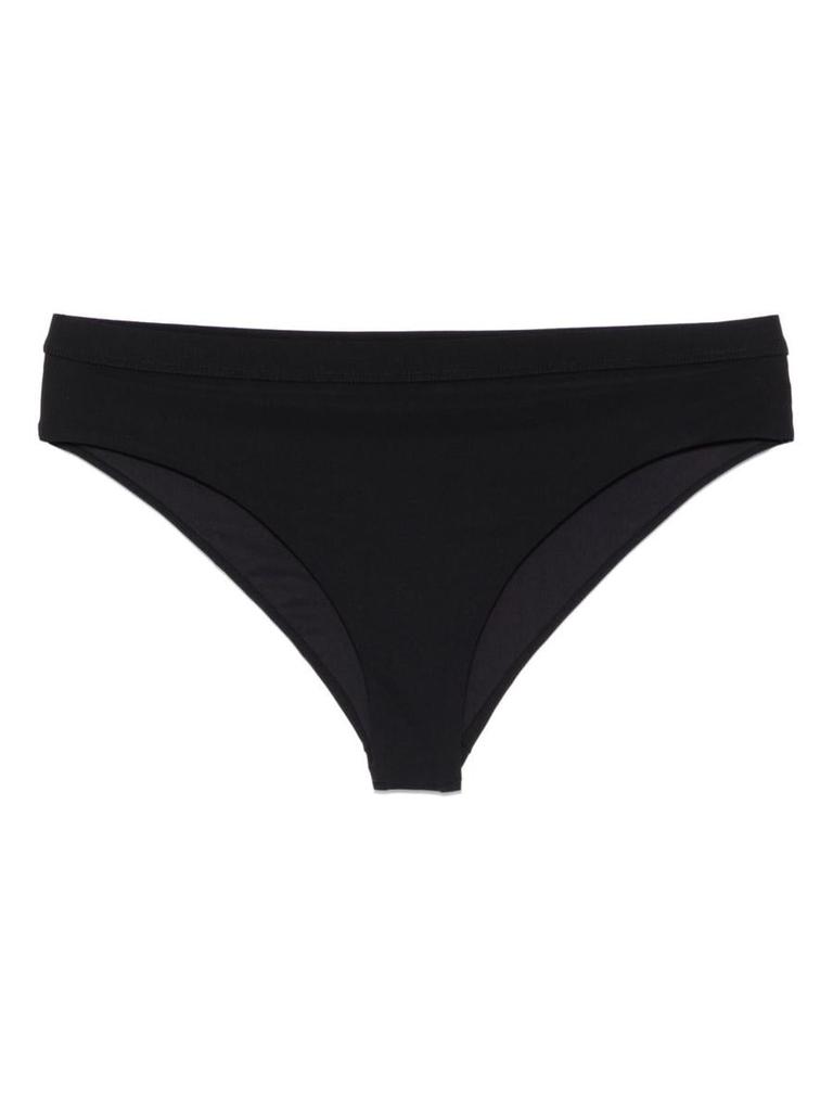 【JIL SANDER】Plus Logo Swim Bikini Black Jil Sander Plus Logo Print Bikini Top | Balardi