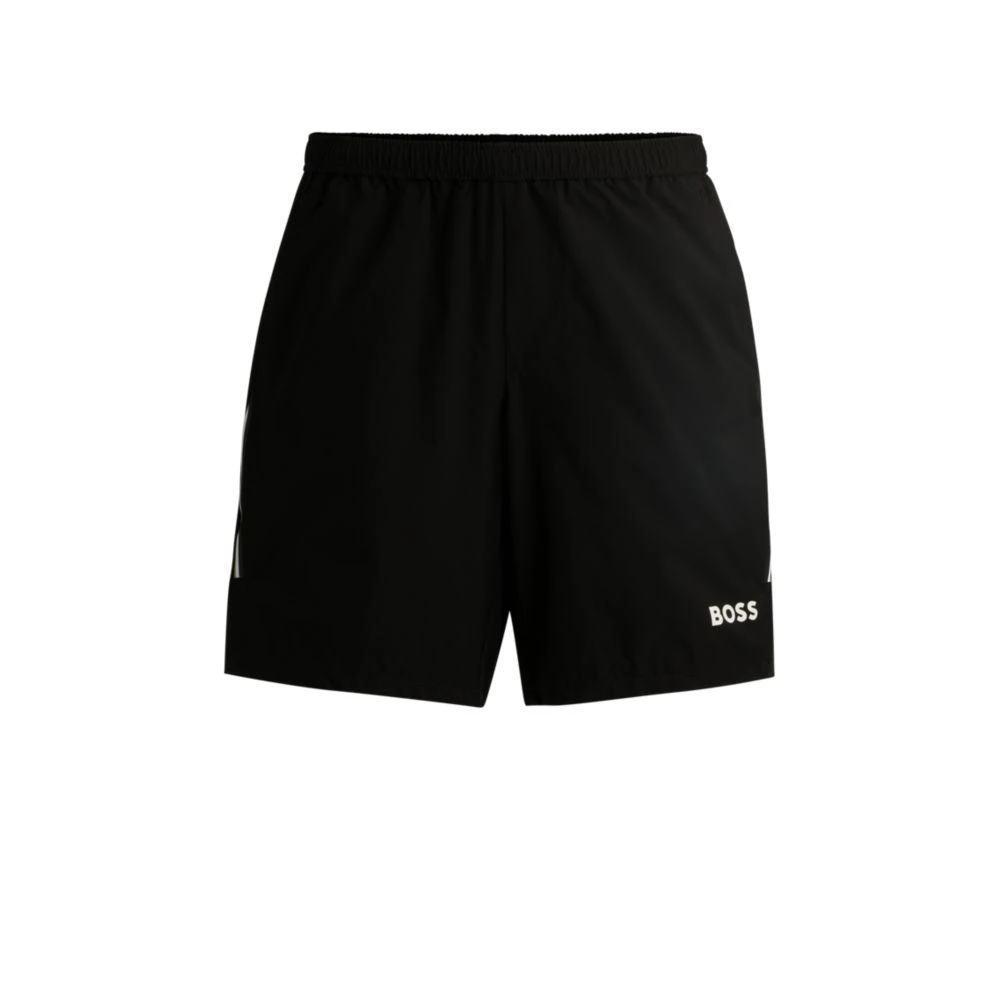 Hugo Boss x Matteo Berrettini active tennis shorts with four-way stretch 1
