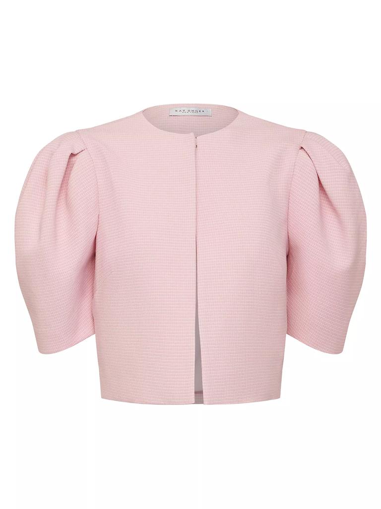Kay Unger Jovie Stretch-Bouclé Jacket