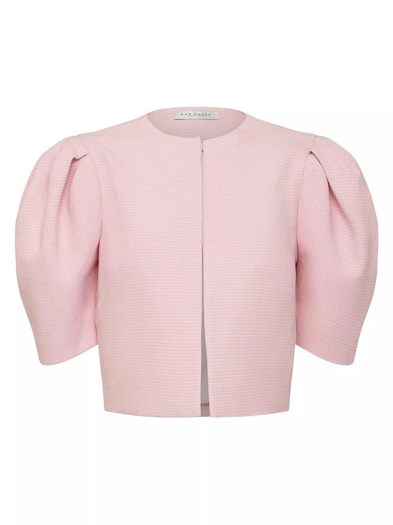 Kay Unger Jovie Stretch-Bouclé Jacket 1