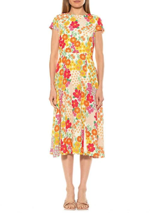 ALEXIA ADMOR Admor Lily Crewneck Midi 1