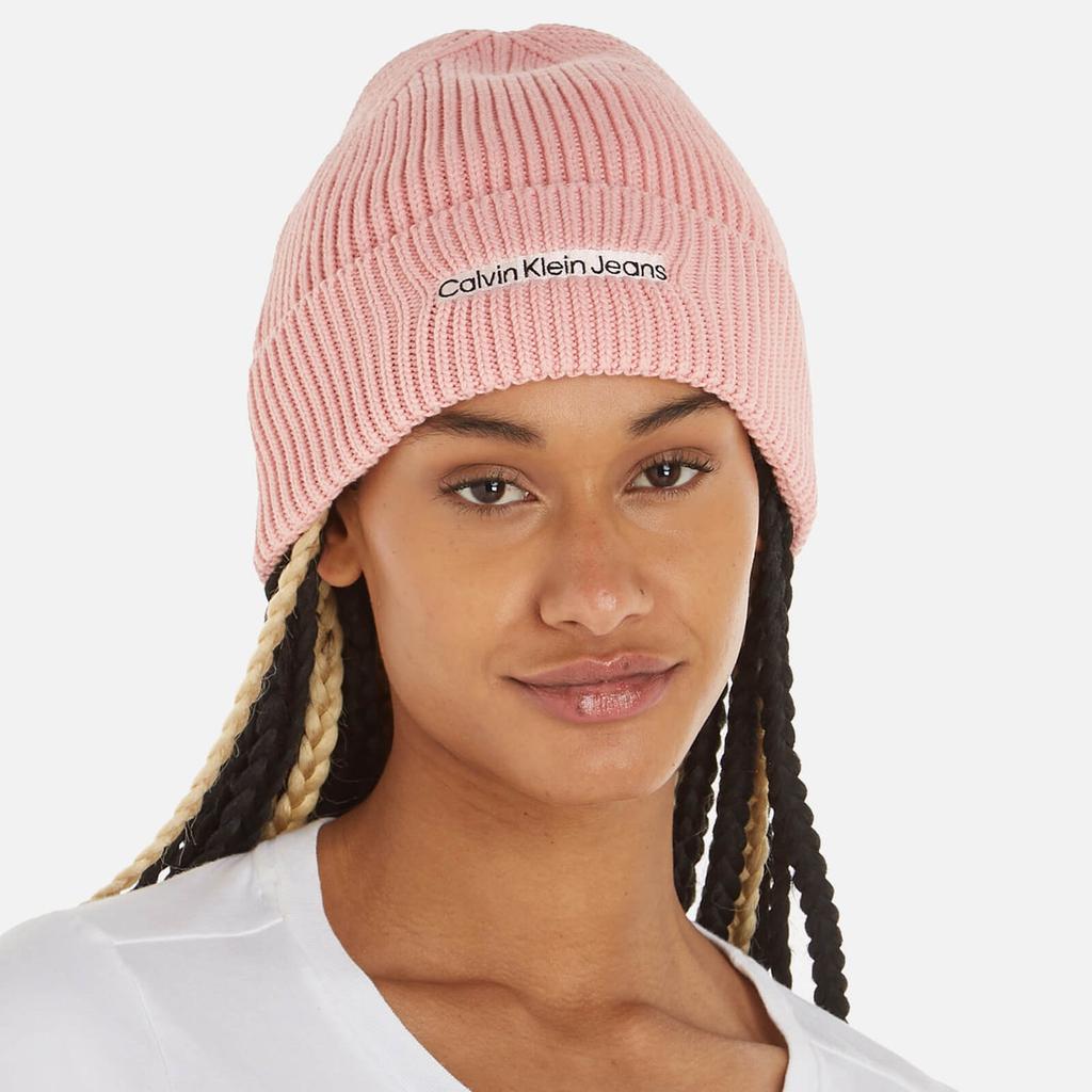Calvin Klein Calvin Klein Jeans Institutional Ribbed-Cotton Blend Beanie