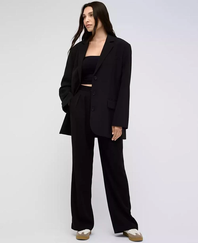 Kenneth Cole Women's Vision Twill Three-Button Boyfriend Jacket 9